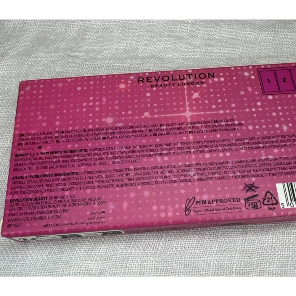 Revolution Beauty Mean Girls Cream Blush Palette - YOU CAN'T SIT WITH US - New